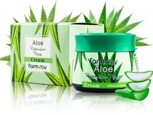 Farm Stay Aloe Premium Pore Cream ალოეს ნაოჭების საწინააღმდეგო კრემი