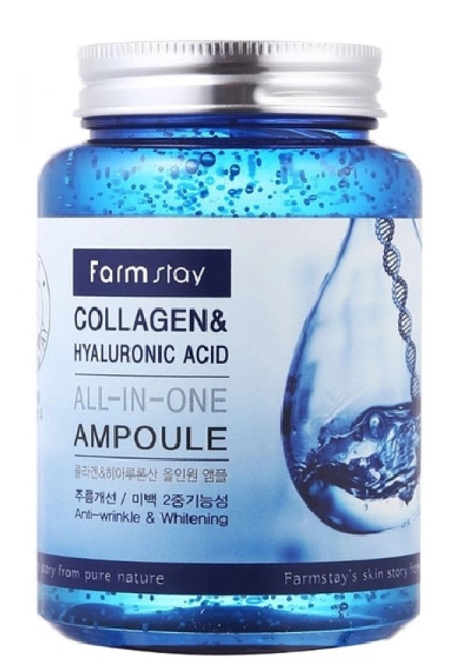 Farm Stay Hyaluronic Collagen Serum შრატი ჰიალურონით და კოლაგენით