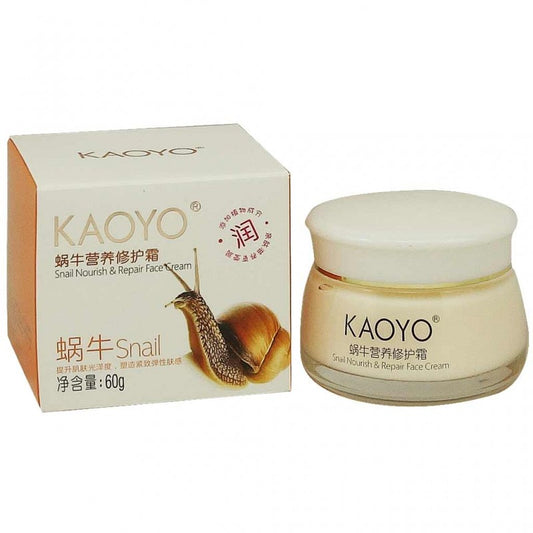 KAOYO Snail Repair Face Cream ლოკოკინას აღმდგენი სახის კრემი