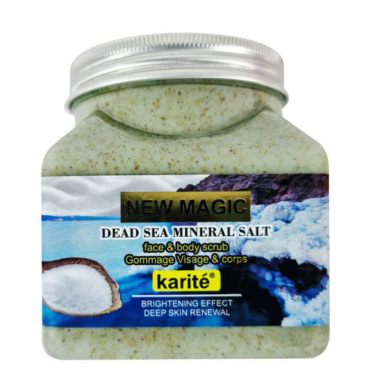 Dead Sea mineral Salt Face & Body scrub სახის და ტანის სკრაბი მკვდარი მინერალები