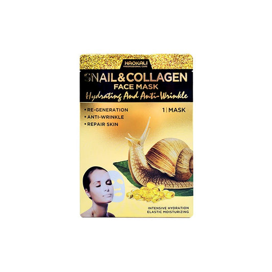 Haokali Snail & Collagen Face Mask ლოკოკინას & კოლაგენის სახის ნიღაბი