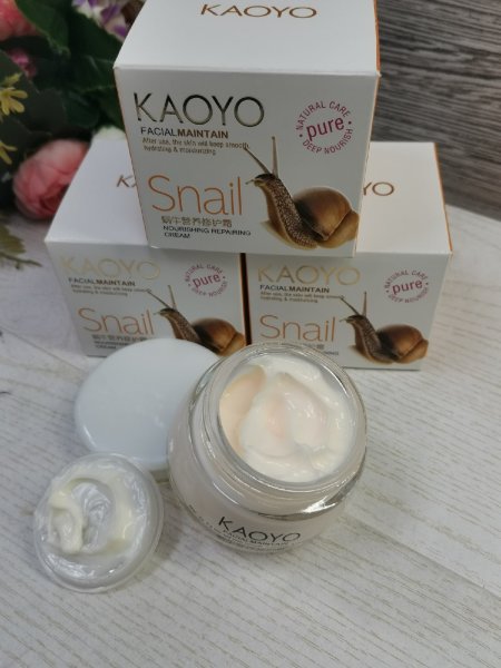 KAOYO Snail Repair Face Cream ლოკოკინას აღმდგენი სახის კრემი